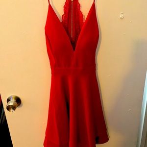 Medium red dillards dress